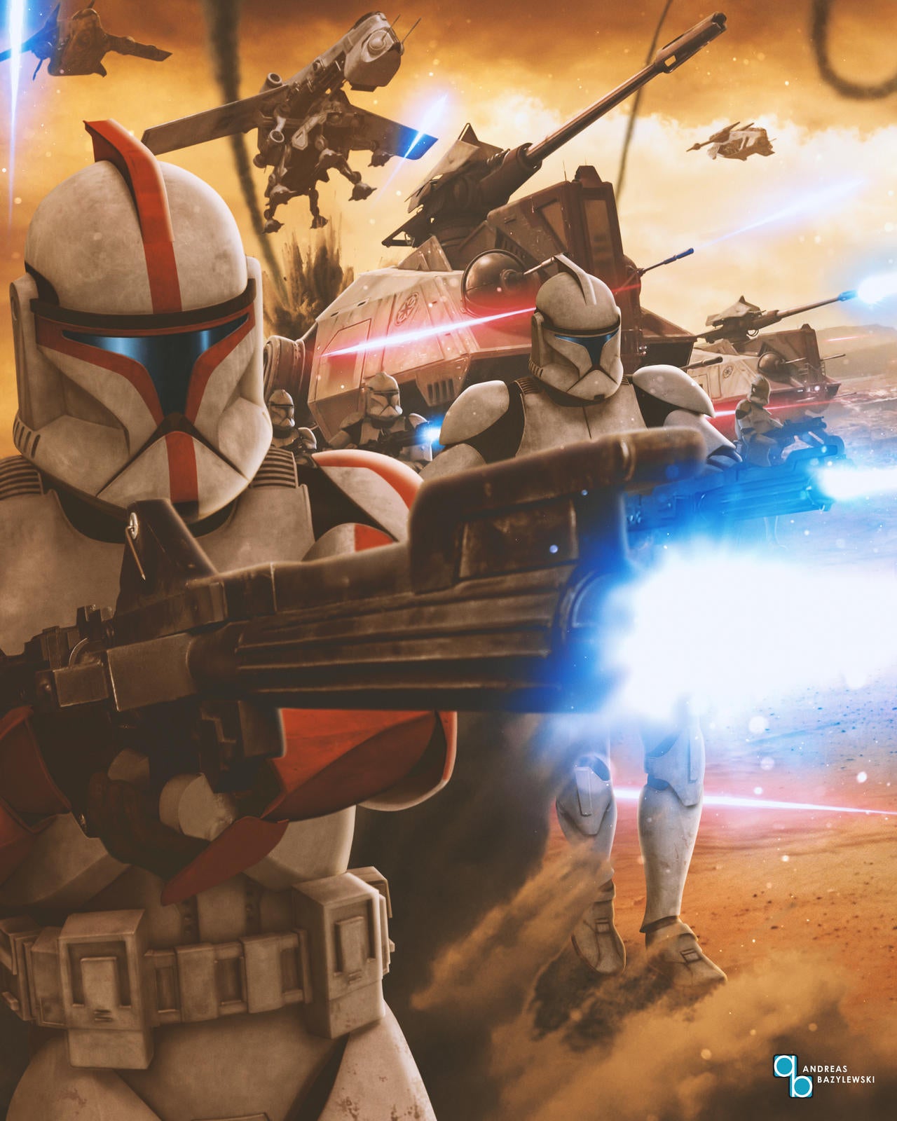 STORM TROOPERS 130 X 64 CM