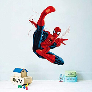 Sticker mural Spider-man couleurée 3D 1 pièces 43x70 cm