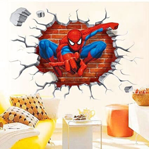 Sticker mural Spider-man 3D variant 1 