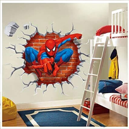 Sticker mural Spider-man 3D variant 4 