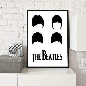 Sticker mural The Beatles 42 cm