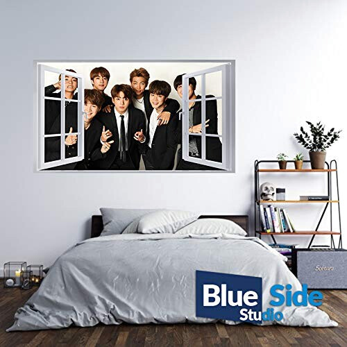 Sticker mural BTS 3D 185x103 cm