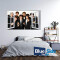 Sticker mural BTS 3D 185x103 cm - miniature