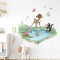 Sticker mural Fleur - Bambi - miniature