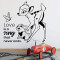 Sticker mural Bambi 42x44 cm - miniature