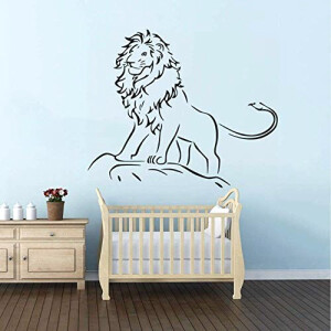 Sticker mural Le roi lion 50x42 cm