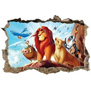 Sticker mural Le roi lion