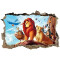 Sticker mural Le roi lion - miniature