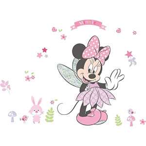 Sticker mural Mickey - Minnie - 40x80 cm