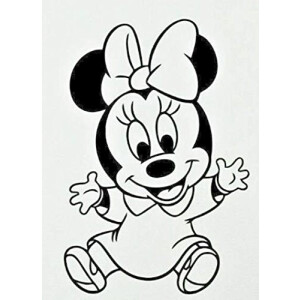 Sticker mural Minnie