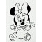 Sticker mural Minnie - miniature