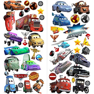 Sticker mural Cars muli-couleurouge 3D