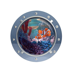 Sticker mural Nemo - Le Monde de Nemo - orange 3D 43x43 cm