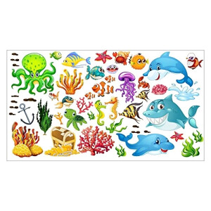 Sticker mural Corail, Marin, Nemo - Le Monde de Nemo - bunt 2000x1120 mm