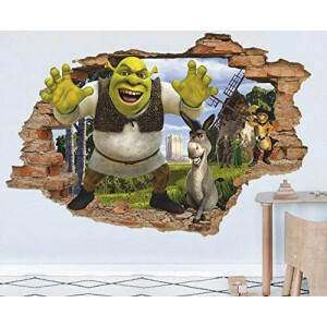 Sticker mural Shrek