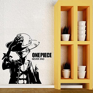 Sticker mural Luffy - One Piece - 40x40 cm