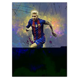 Sticker mural Lionel Messi 100x135 cm