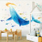 Sticker mural Baleine aléatoires - miniature