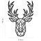 Sticker mural Cerf 43x31 cm - miniature variant 3