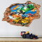 Sticker mural Dauphin - miniature