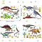 Sticker mural Tyrannosaure - Dinosaure - dinosaurierleuchtsticker - miniature variant 2