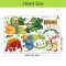 Sticker mural Dinosaure 30x90 cm - miniature variant 6