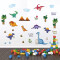 Sticker mural Dinosaure - miniature variant 3