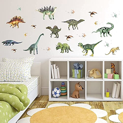 Sticker mural Dinosaure vert 90x70 cm variant 0 