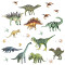 Sticker mural Dinosaure vert 90x70 cm - miniature variant 7