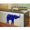 Sticker mural Éléphant 108x144 cm - miniature