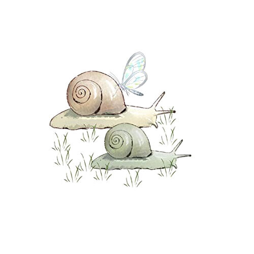 Sticker mural Escargot 10x10 cm