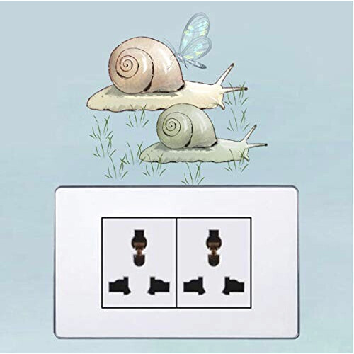 Sticker mural Escargot 10x10 cm variant 0 