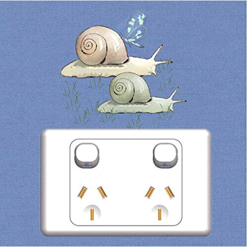 Sticker mural Escargot 10x10 cm variant 1 