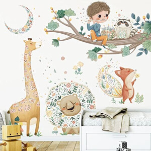 Sticker mural Girafe 5x5 cm