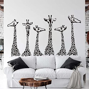 Sticker mural Girafe 42x75 cm