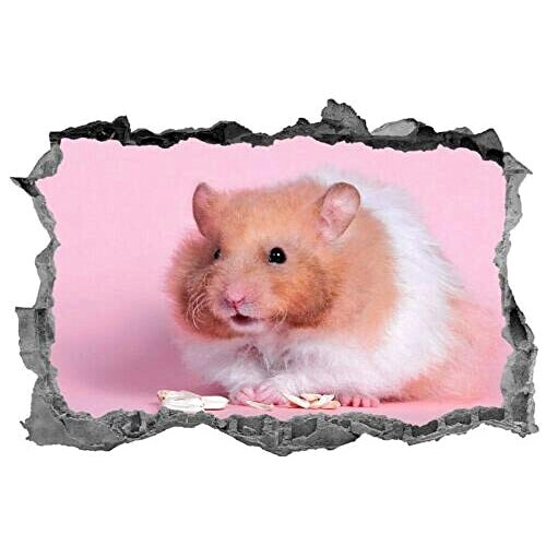 Sticker mural Hamster