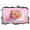 Sticker mural Hamster - miniature