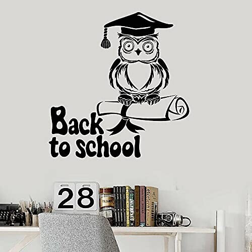 Sticker mural Hibou 57x54 cm