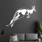 Sticker mural Kangourou _blanc 40x29 cm - miniature