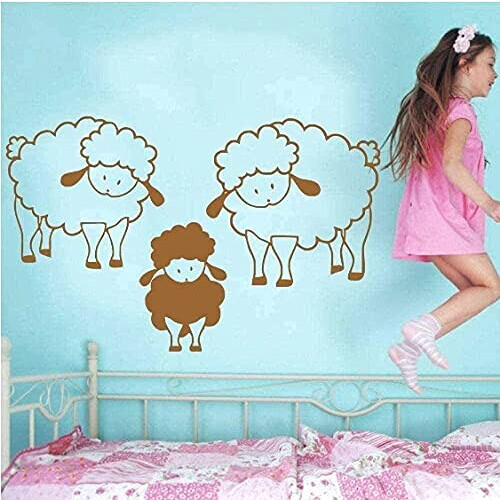 Sticker mural Mouton 36x57 cm