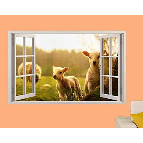 Sticker mural Mouton 3D