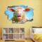 Sticker mural Mouton - miniature