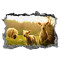 Sticker mural Mouton - miniature