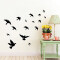 Sticker mural Oiseau noir - miniature variant 2