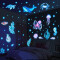 Sticker mural Poisson bleu - miniature