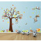 Sticker mural Renard mehrfarbig 30x90 cm - miniature variant 1