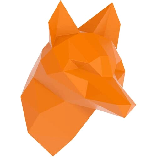 Sticker mural Renard orange de profil 3D 100x75 cm variant 4 