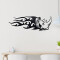 Sticker mural Rhinocéros - noir 356x120 cm - miniature