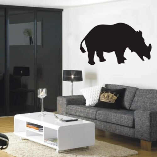 Sticker mural Rhinocéros 80x47 cm variant 0 