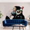 Sticker mural Singe 160x111 cm - miniature variant 1